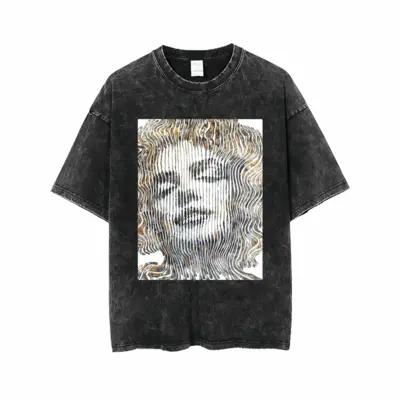 Men Marylin A Jamais Short Sleeve T-Shirt (Denim Fabric)