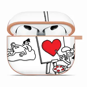 Art Lover Airpods 3 Case (Hard Shell, Rose Gold)