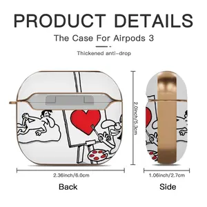 Art Lover Airpods 3 Case (Hard Shell, Rose Gold)