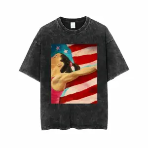 Men Mckayla Maroney Short Sleeve T-Shirt (Denim Fabric)