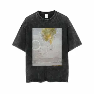 Men Rainy Day Short Sleeve T-Shirt (Denim Fabric)