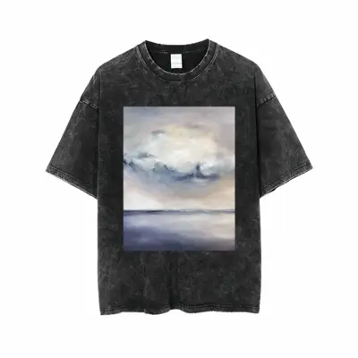 Men Matchstick Sky Short Sleeve T-Shirt (Denim Fabric)