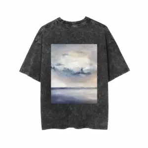 Men Matchstick Sky Short Sleeve T-Shirt (Denim Fabric)