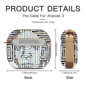 Basquiat A Unique Talent And Personality Airpods 3 Case (Hard Shell, Rose Gold)