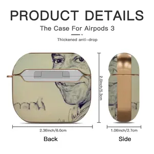 Bill Cosby Portrait Airpods 3 Case (Hard Shell, Rose Gold)