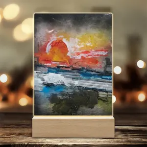 Sunset Acrylic Lamp (Rectangle)