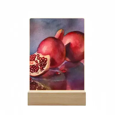 The Pomegranates Acrylic Lamp (Rectangle)