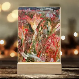 Weidenthal Lilies - Even Solomon Acrylic Lamp (Rectangle)