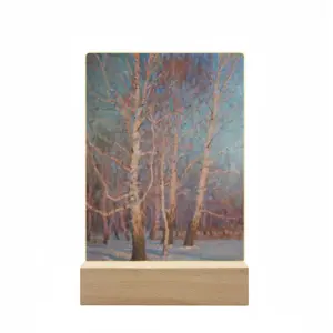 Frosty Evening Acrylic Lamp (Rectangle)