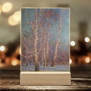 Frosty Evening Acrylic Lamp (Rectangle)