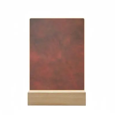 Burnt Red Clouds Acrylic Lamp (Rectangle)