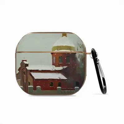 Landscape With An Old Church Airpods 3 Case (Hard Shell, Rose Gold)