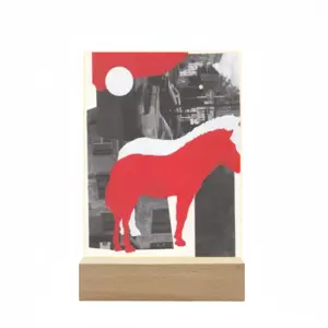 Wwf Przewalskis Horse Acrylic Lamp (Rectangle)