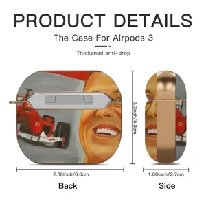 Michael Airpods 3 Case (Hard Shell, Rose Gold)