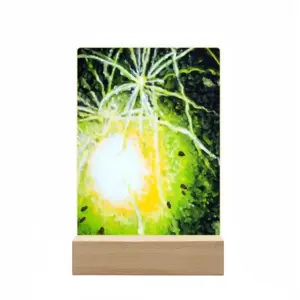 Green Fireworks Acrylic Lamp (Rectangle)