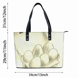 6 Eier Im Karton Six Eggs In The Cardboard Shopping Handbag