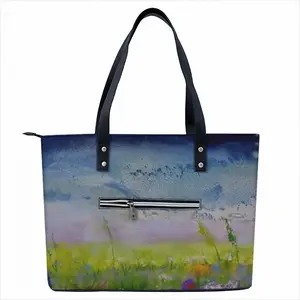 Field In Summer Twilight Shopping Handbag