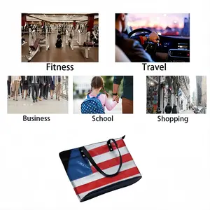 Pubic Flag United States Shopping Handbag