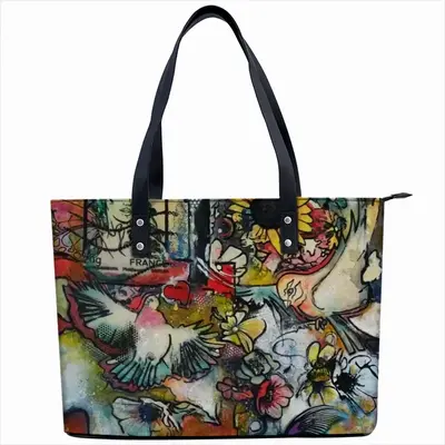 Postcard Shopping Handbag