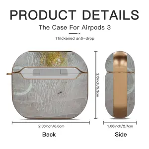 Rainy Day Airpods 3 Case (Hard Shell, Rose Gold)