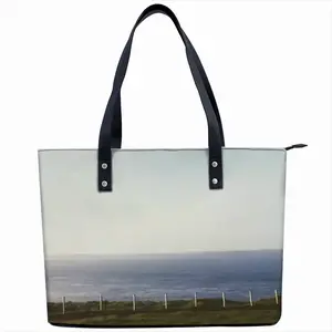 Misty View Of The Orkneys From Duncansby Head Shopping Handbag