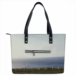 Misty View Of The Orkneys From Duncansby Head Shopping Handbag