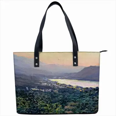 Sunset In Crete Greece Shopping Handbag