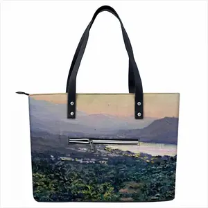 Sunset In Crete Greece Shopping Handbag