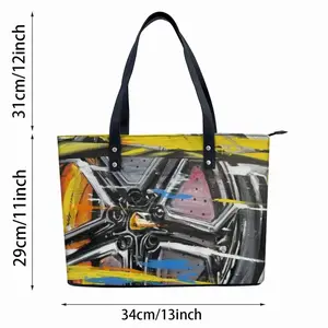 Lamborghini Wheel Crash Shopping Handbag