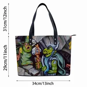 Confrontation Shopping Handbag