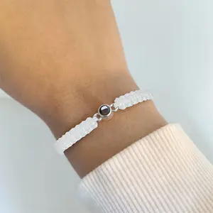 Angelic Penguin Braided Rope Projection Bracelet