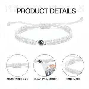 Gravitypool Braided Rope Projection Bracelet