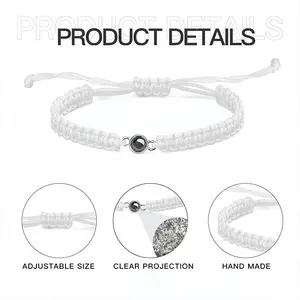 Untiled (Cells) Braided Rope Projection Bracelet