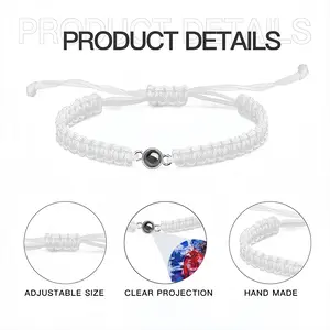 Metropolis Braided Rope Projection Bracelet