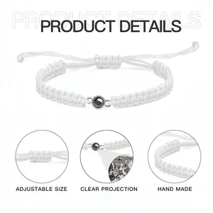 Horse Tree Braided Rope Projection Bracelet