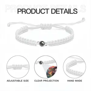 Visitation Braided Rope Projection Bracelet