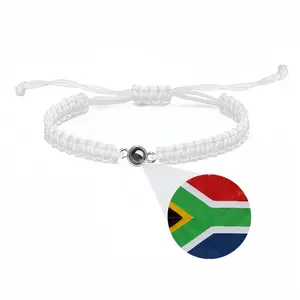 Pubic Flag South Africa Braided Rope Projection Bracelet