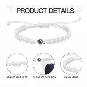 Manifest Braided Rope Projection Bracelet