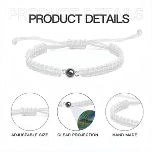 Alba Ii Braided Rope Projection Bracelet