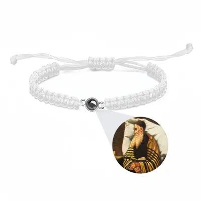 Rabbi From Galicia Braided Rope Projection Bracelet