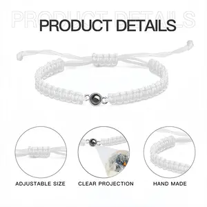 Scribbs D Braided Rope Projection Bracelet