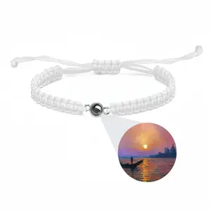 Venetian Sunset Braided Rope Projection Bracelet