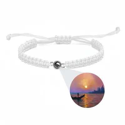 Venetian Sunset Braided Rope Projection Bracelet