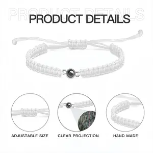 Lines #1 Braided Rope Projection Bracelet