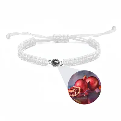 The Pomegranates Braided Rope Projection Bracelet