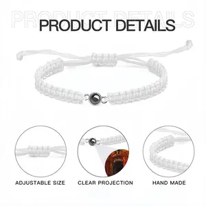 Cry Braided Rope Projection Bracelet