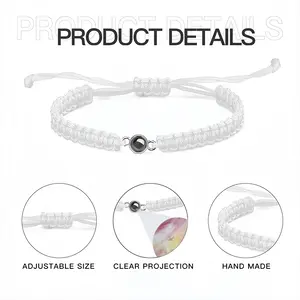 Cranes Braided Rope Projection Bracelet