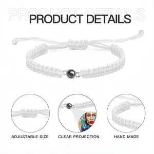 Summer Rain Braided Rope Projection Bracelet