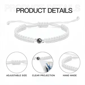 The Magician Ii Braided Rope Projection Bracelet