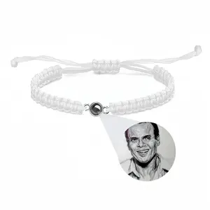 Harry Belafonte Braided Rope Projection Bracelet